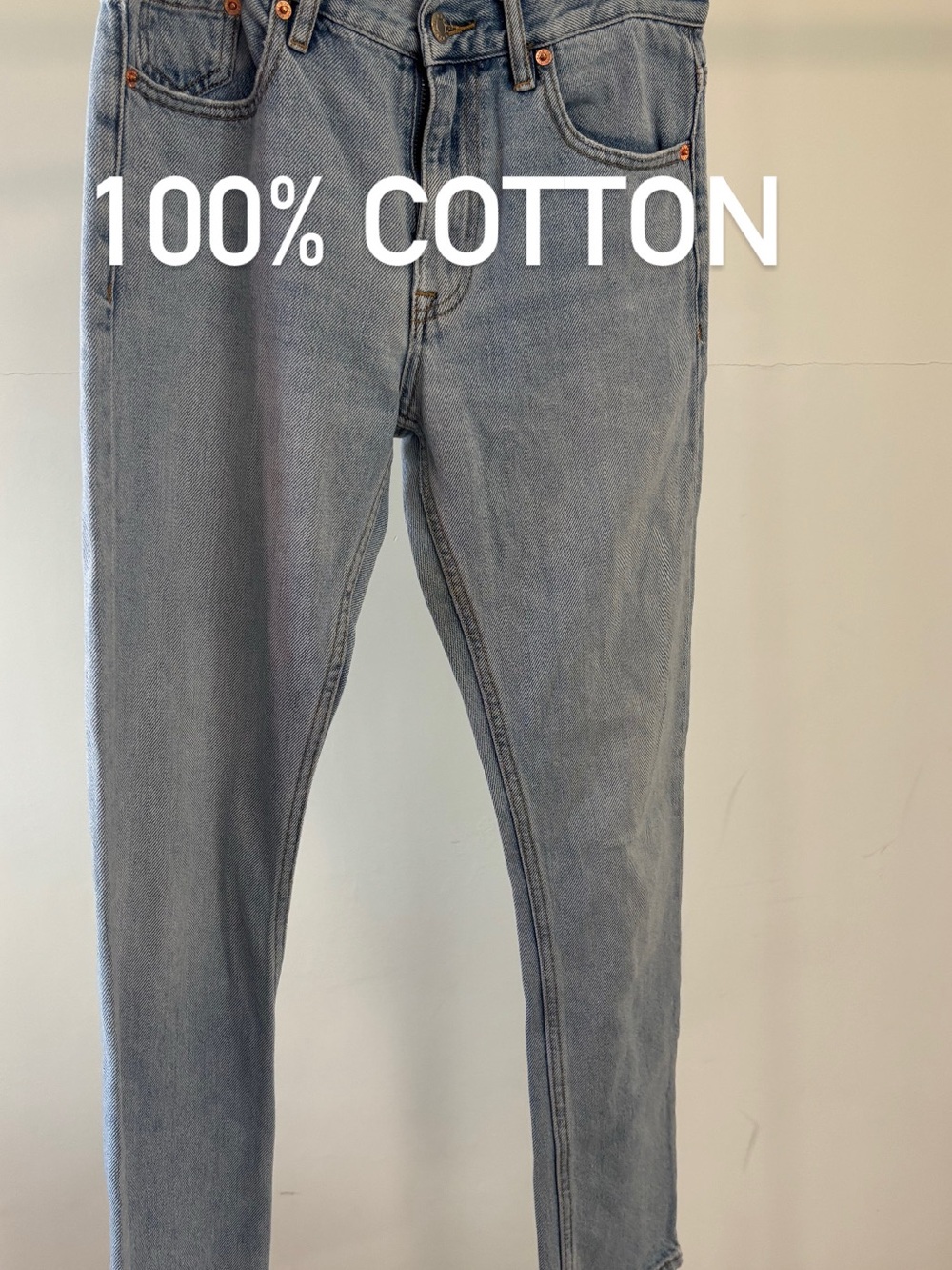 Club Monaco Pale Blue Skinny Jeans